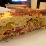 lardons : recette quiche poireaux-lardons
