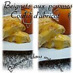 recette beignets aux pommes,coulis d'abricot