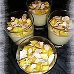 Crème : recette Crème à la mangue & au lait de coco