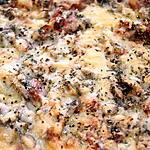 recette La pizza de "Mamyloula" n°2 avec les restes de la crêpe party