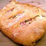 Fougasse aux poireaux et parmesan à ma façon express