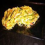 recette PAILLASSONS DE VERMICELLES AUX HARICOTS VERTS