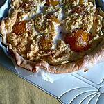 recette Tarte aux pêches qui craque et qui s'aére