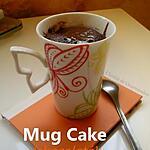 cake chocolat : recette Mug Cake chocolaté