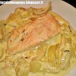 saumon frais : recette Saumon au fenouil à la crème de Roquefort