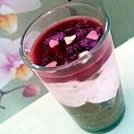 Panna cotta à la framboise et nutella
