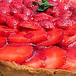 recette Tarte aux fraises ricotta/mascarpone