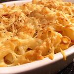 gratin de macaroni au jambon fumé