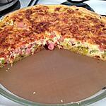 recette tarte aux poireaux jambon et saucisses
