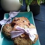recette Cookies beurre de cacahuetes, pépites de chocolat, noisettes
