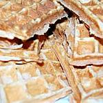 recette Gaufre au Biscuit Rose