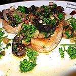 recette escargots aux champignons avec son beurre ailé persillé
