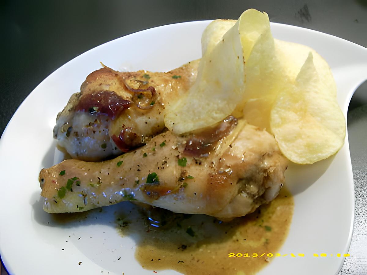 recette pilons de poulet aux oignons rouges et coriandre