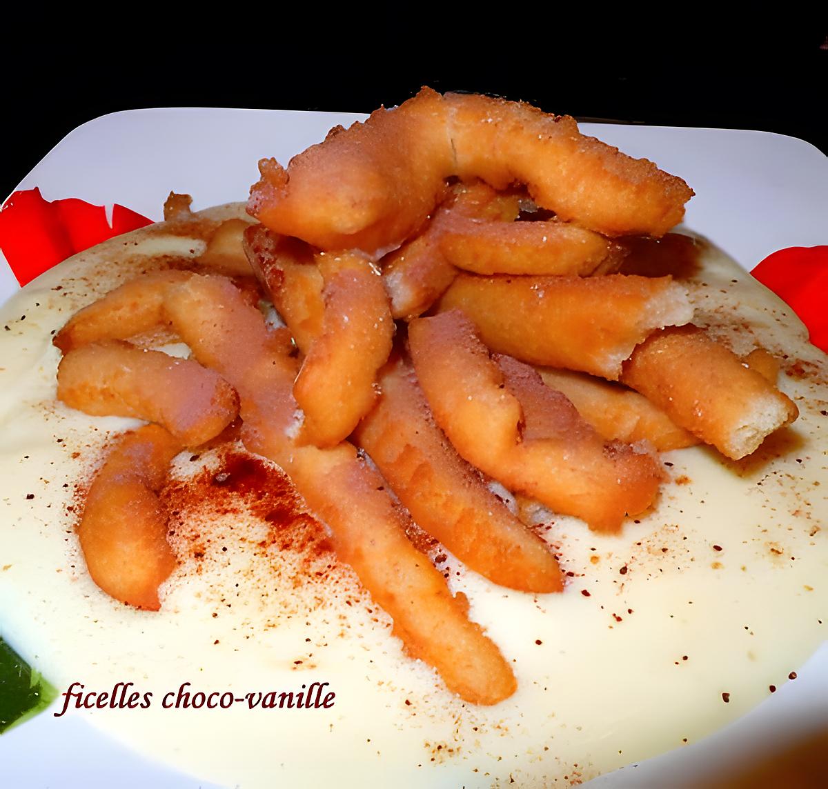 recette ficelles choco- vanille