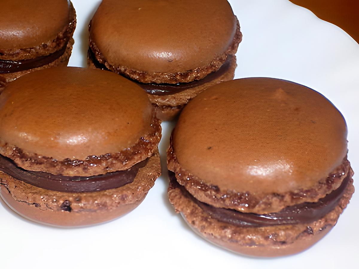 recette Macarons au chocolat (recette simple)