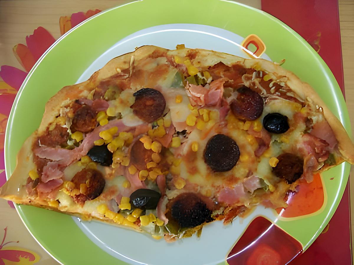 recette pizza chorizo