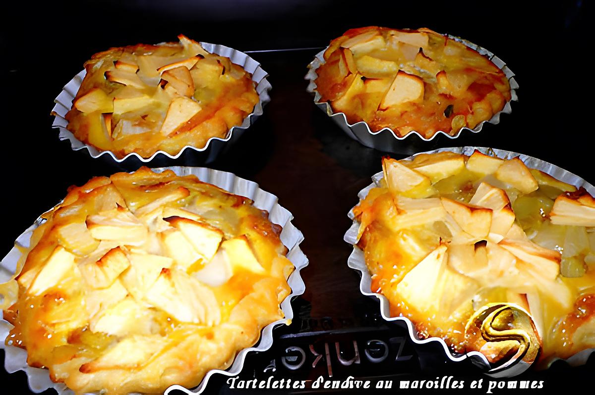 recette Tartelettes d'endive au maroilles et pommes