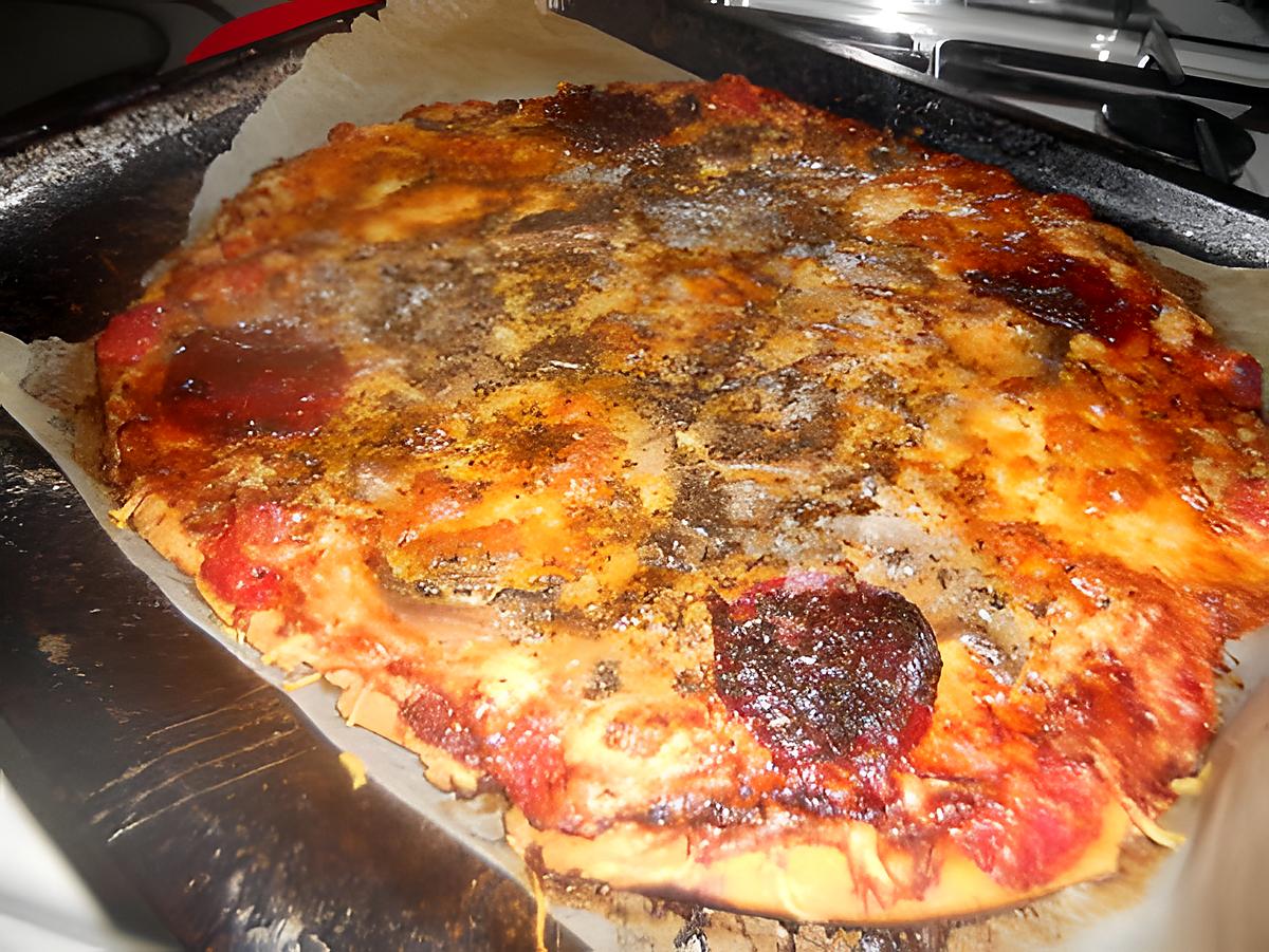 recette Pizza chorizo et calzone
