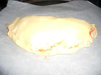 recette Pizza chorizo et calzone