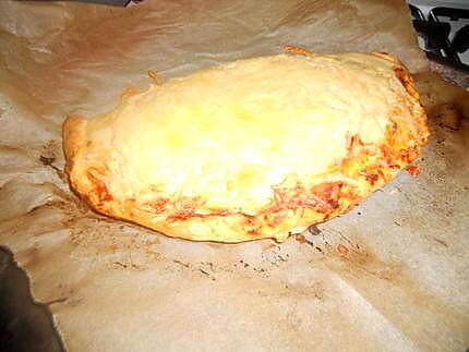 recette Pizza chorizo et calzone