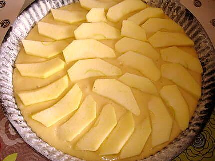 recette Tarte moelleuse aux pommes et noix de coco