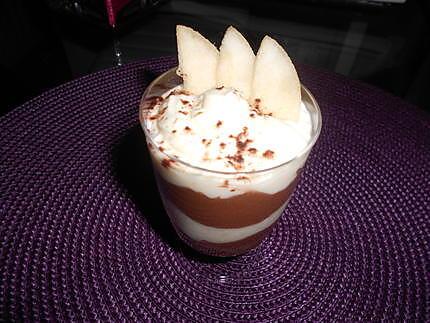 recette Mousse choco poire