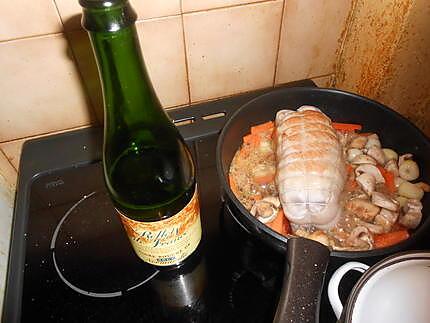 recette Roti de dindonneau a la normande