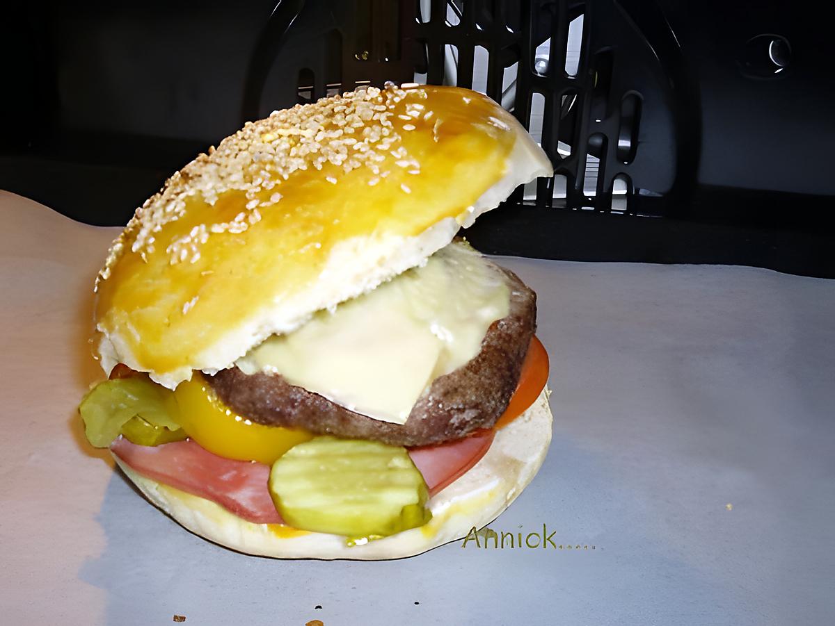recette hamburger entièrement "fait maison"