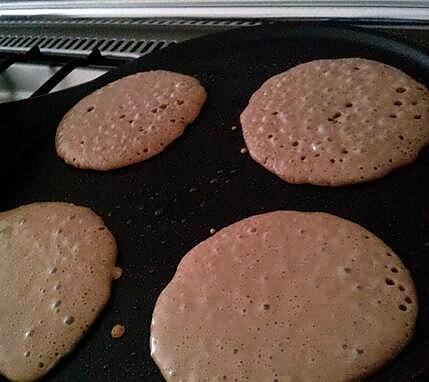 recette Pancakes moelleux au nutella et sa sauce nutella