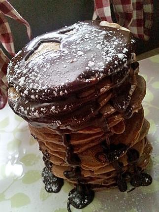 recette Pancakes moelleux au nutella et sa sauce nutella