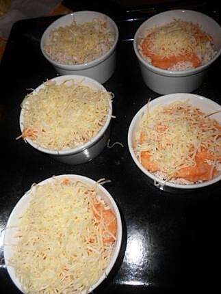 recette Parmentier de poulet et purée de carottes