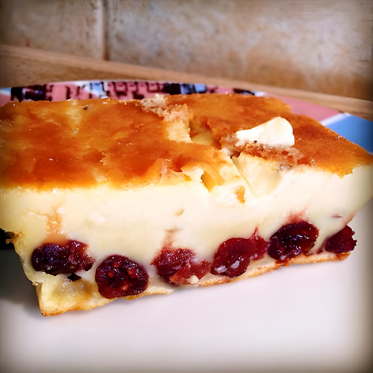 recette Clafoutis aux Cranberry