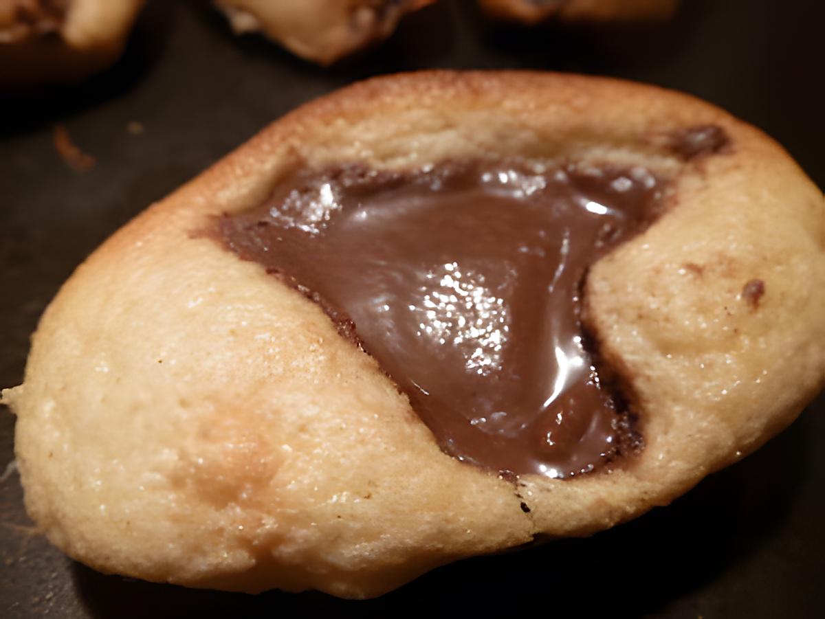 recette madeleines au nutella