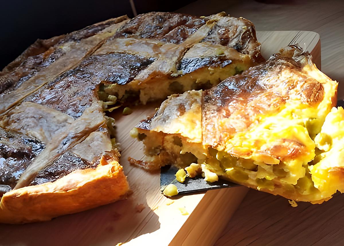 recette Quiche à la ricotta et petit pois