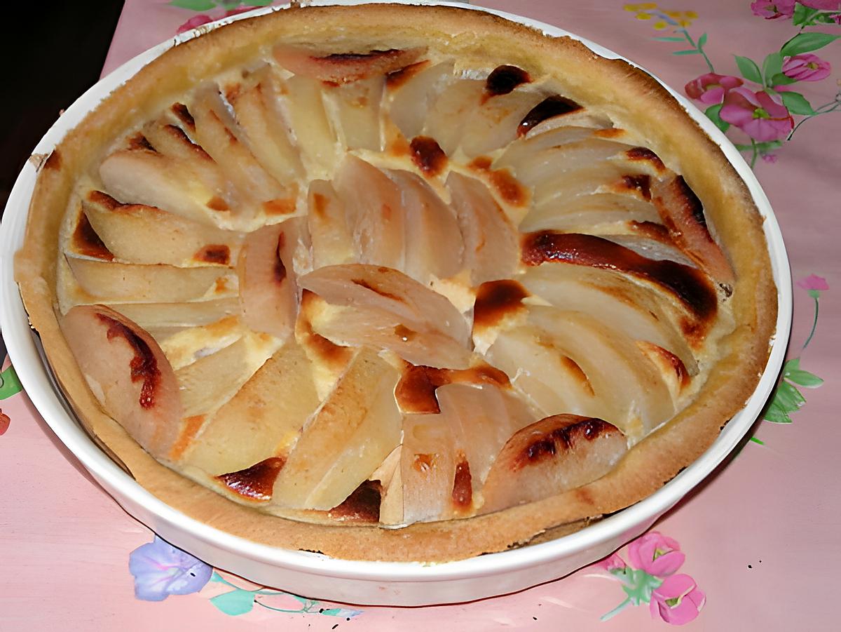 recette Tarte aux poires