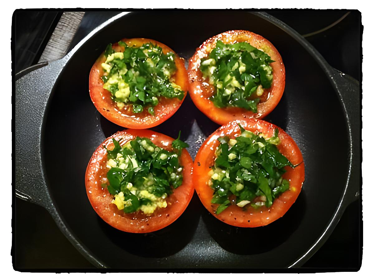 recette Tomates persillées