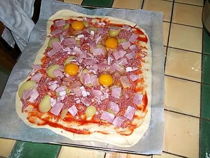 recette pizza paysane