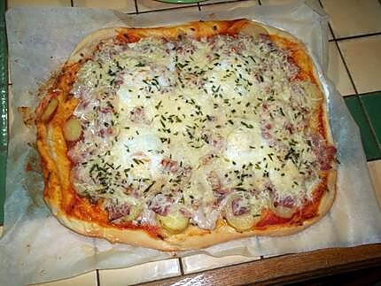 recette pizza paysane