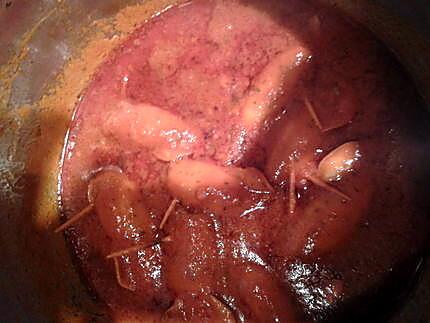 recette Calamars farcis au chorizo sauce armoricaine