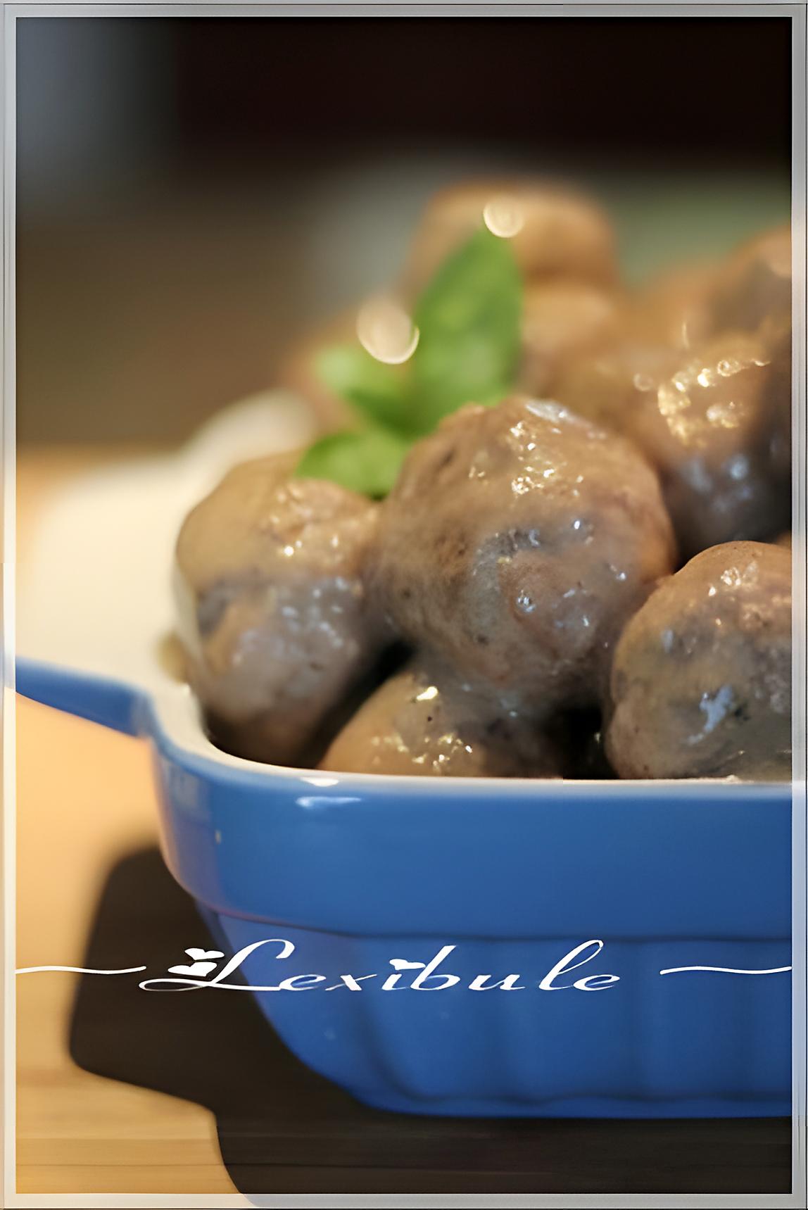 recette ~Boulettes de viande sauce suédoise~