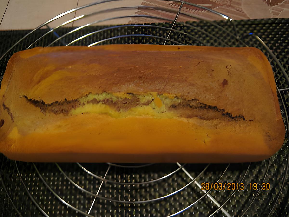 recette Cake marbré