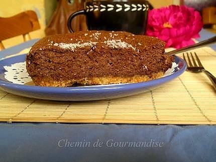 recette CheeseCake Chocolat & Noix de Coco