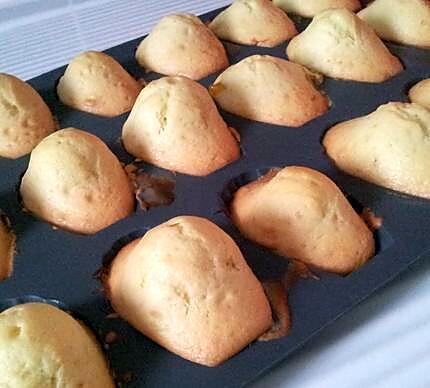 recette Mes choupettes de madeleines