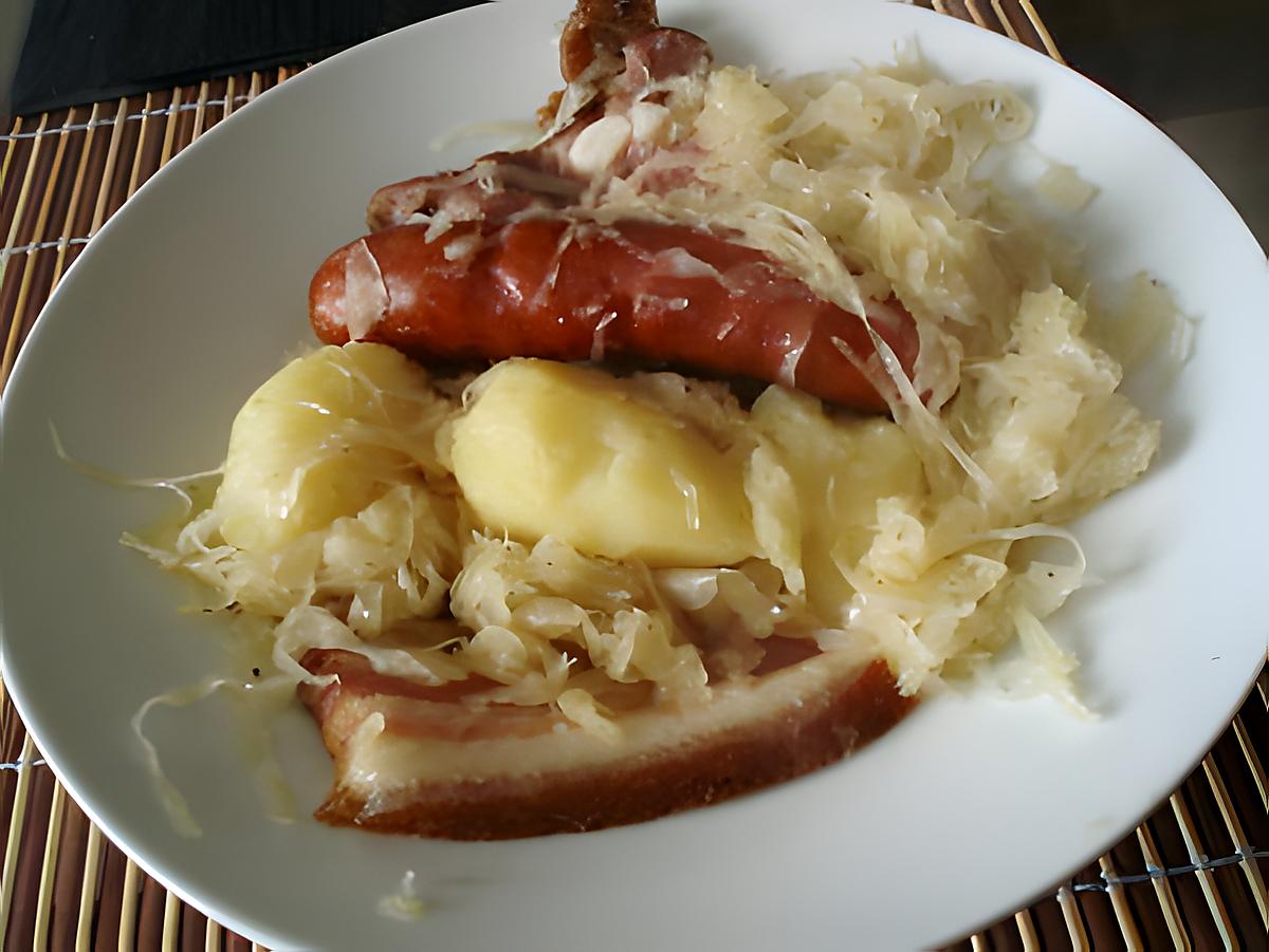 recette choucroute