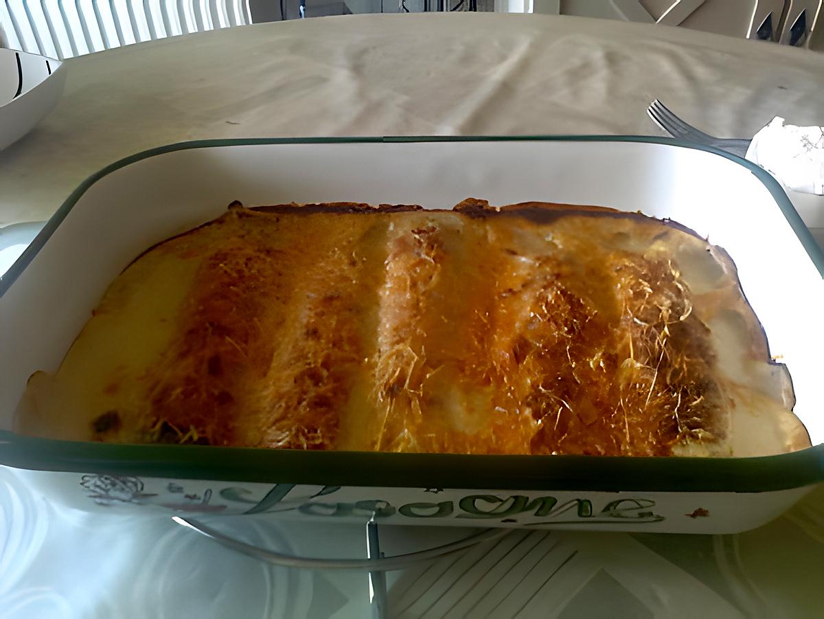 recette poireaux aux 2 jambons,gratinés