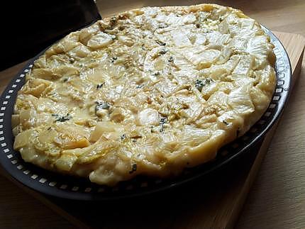 recette Tarte tatin d'endives au roquefort