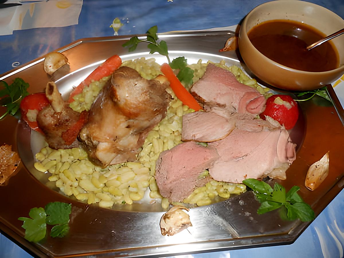 recette Gigot d agneau aux flageolets