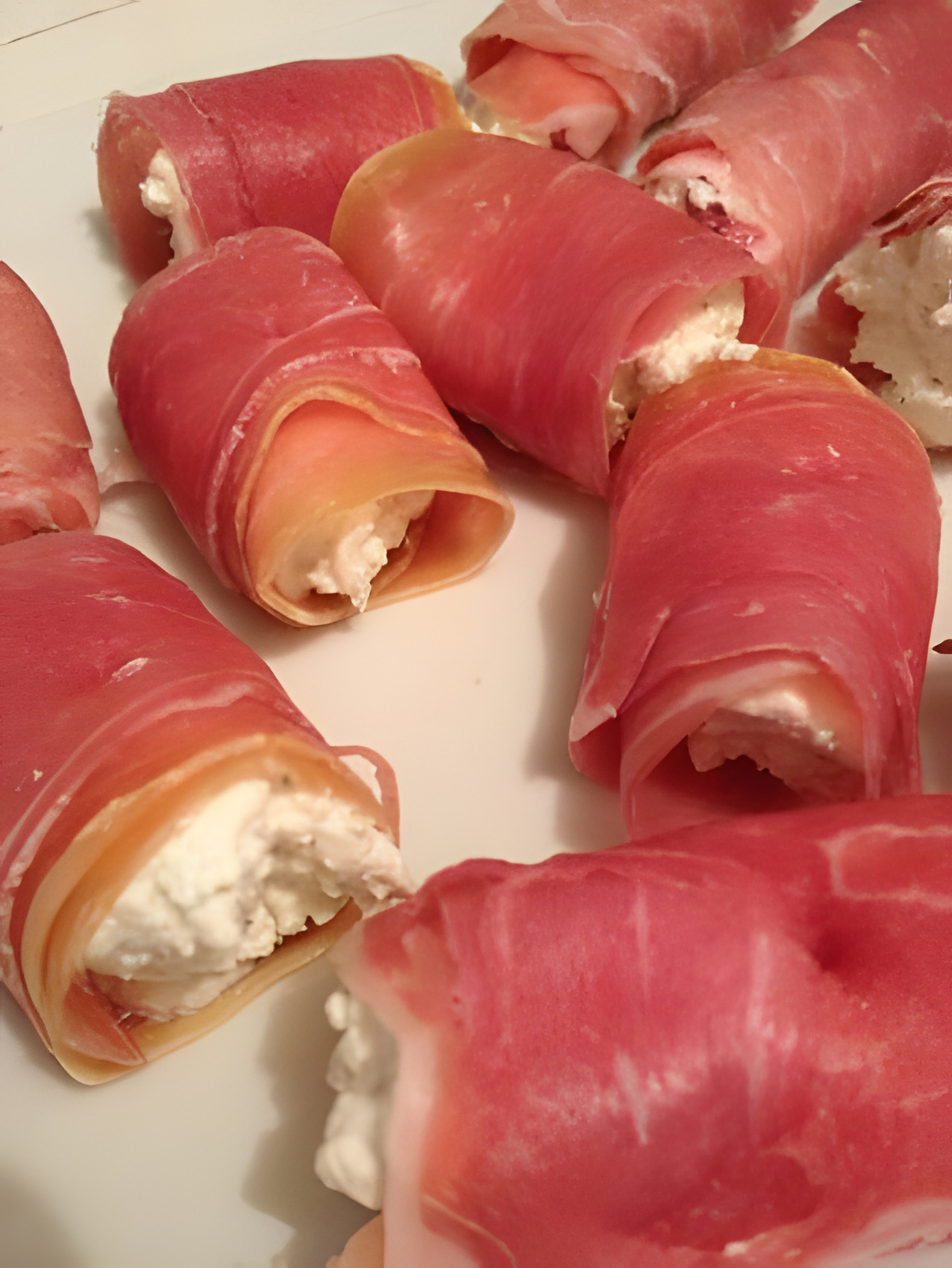 recette Petit jambon cru/boursin vite fait bien fait