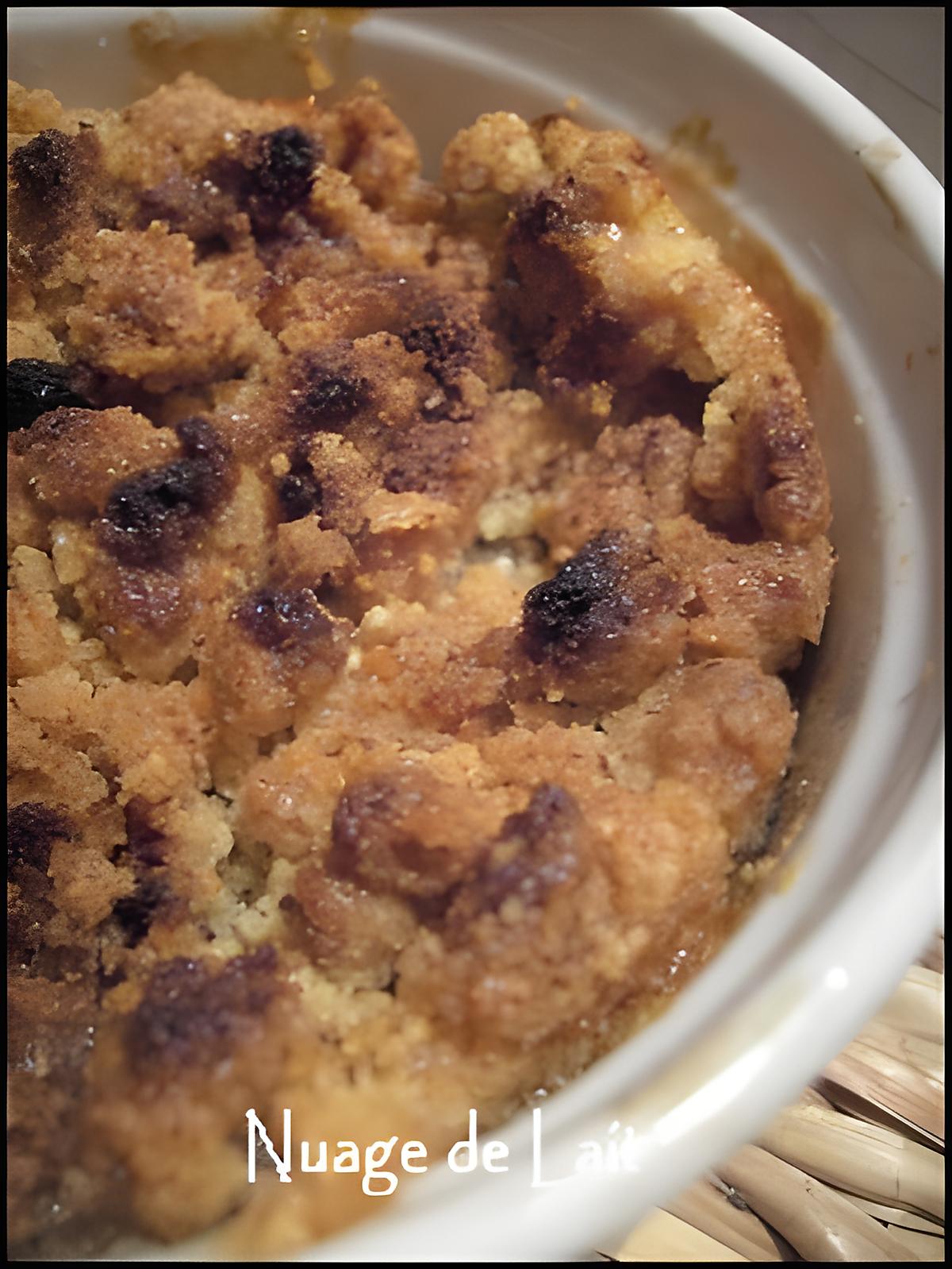 recette Crumble aux Pommes et Calvados