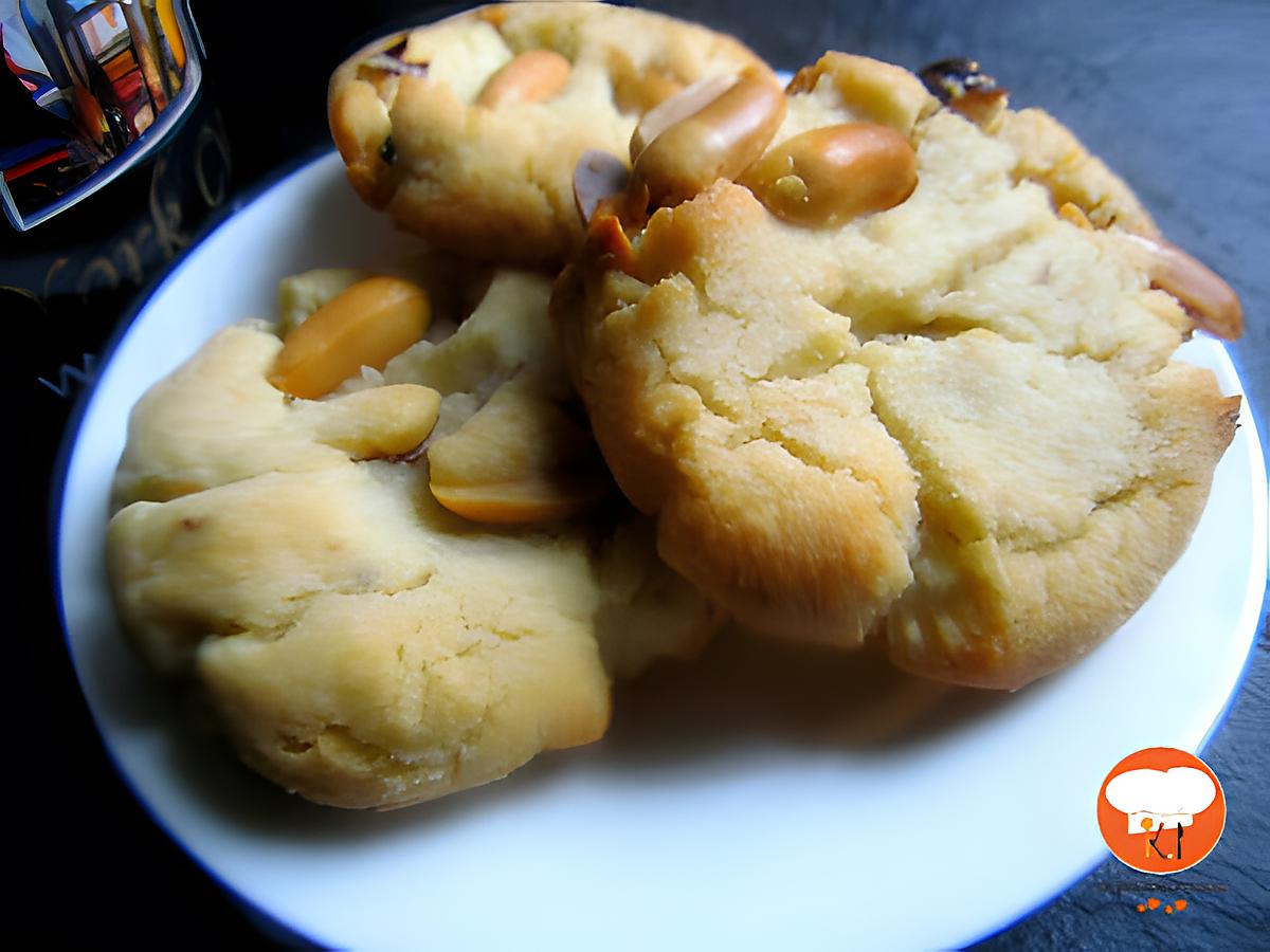 recette Cookies aux noisettes/peanuts {sans oeufs}